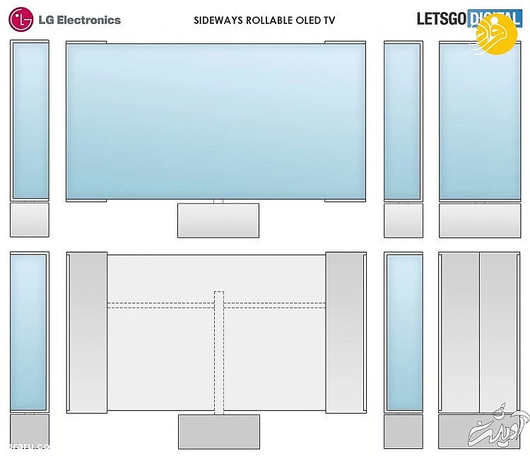 (تصاویر) تلویزیون رول شدنی آینده نگر ال جی